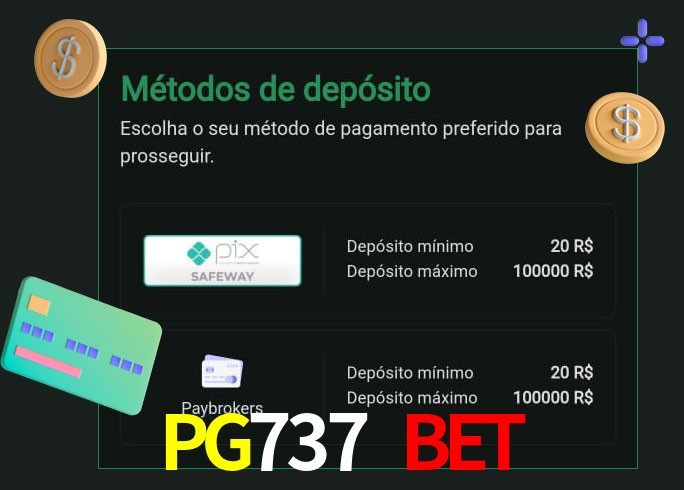 O cassino PG737 BET oferece uma grande variedade de métodos de pagamento